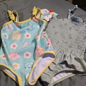 Kids Swimwear Set - Blue and Gray